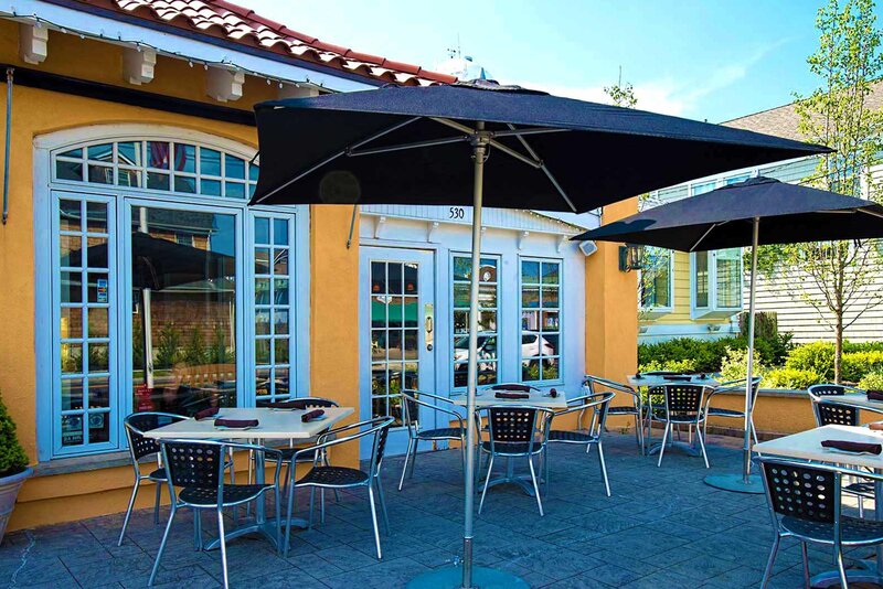 Patio dining area